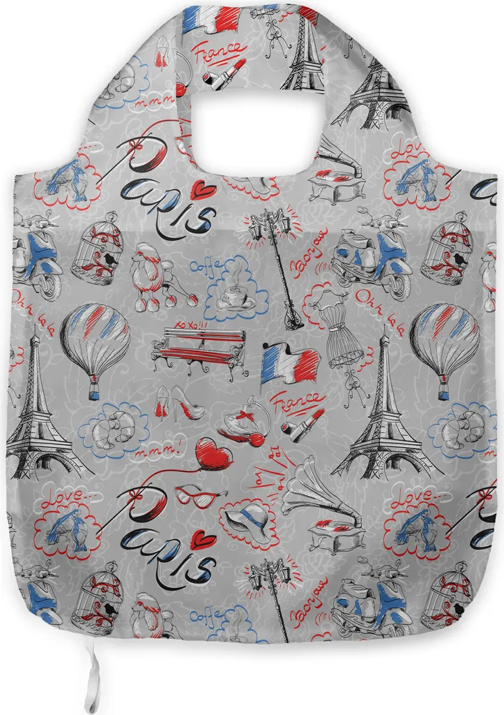Borsa Pieghevole ABAKUHAUS Paris - Leggera e Robusta per Viaggi