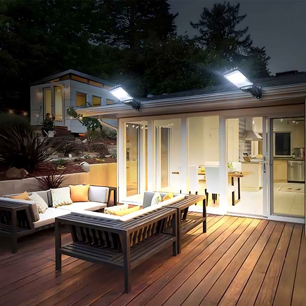 Solar Straßenleuchte Gartenleuchten mit Bewegungsmelder 120 Produktbild 12