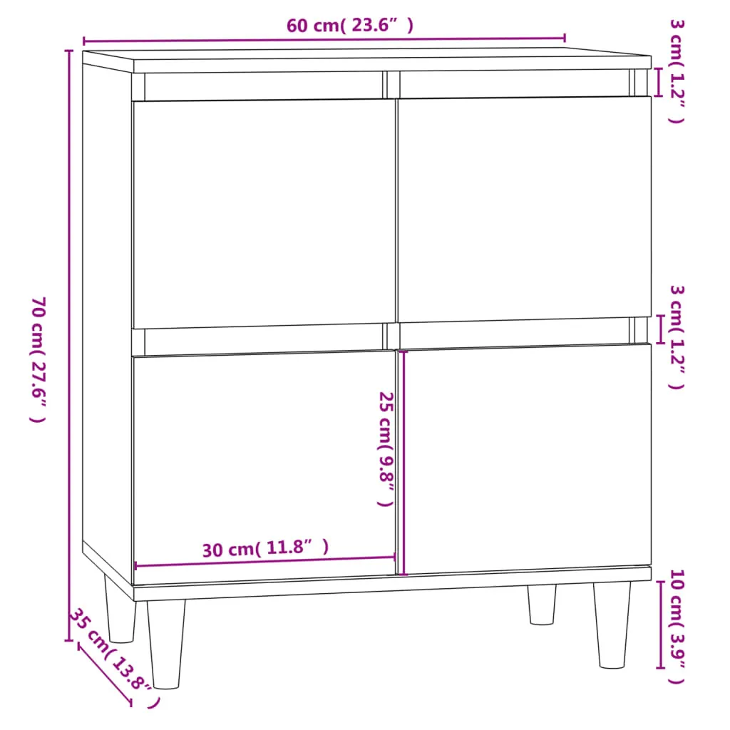 Mobiletto Multiuso VidaXL Bianco 60 cm | Recensione e Specifiche - 10