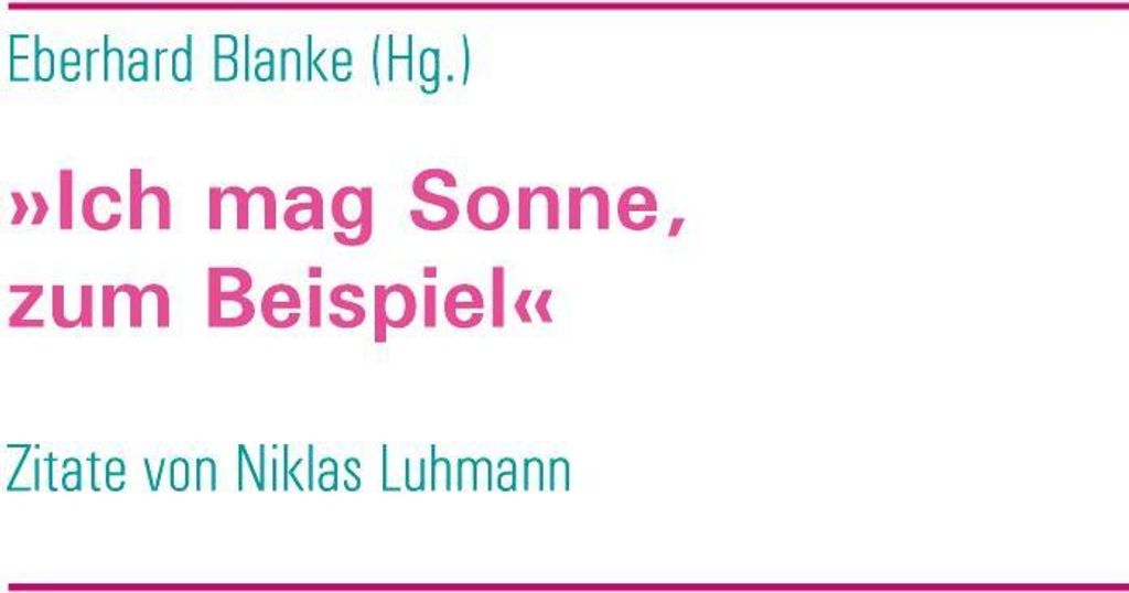Ich mag Sonne, zum Beispiel
