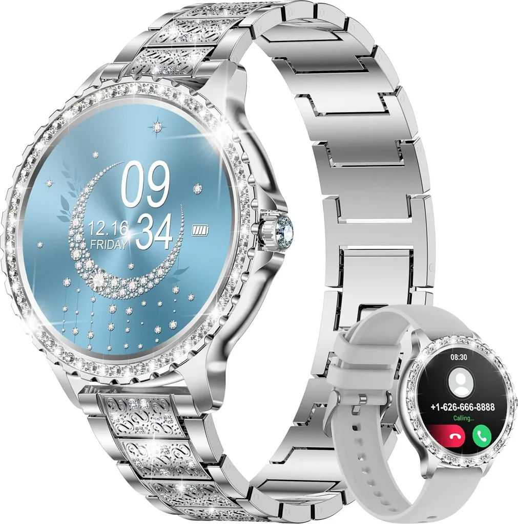 Smartwatch Donna con Chiamate Bluetooth 1.32'' HD - Eleganza e Salute