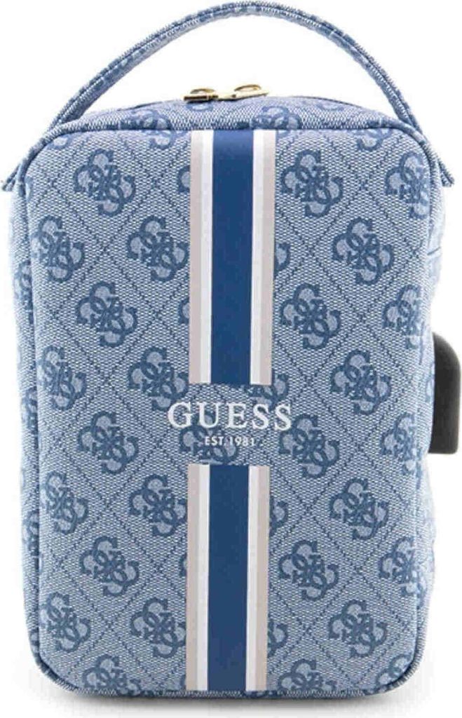 Guess Bag GUHBP4RPSB Organizer blau/blau 4G bedruckte Streifen Handyhülle