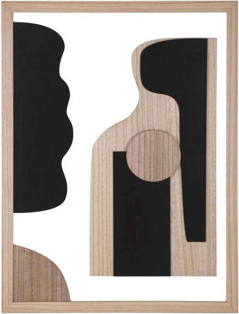 Dekorationspaneel Pistoletto, Künstlerisches Paneel, Ornamentales Paneel, Dekoratives Zubehör, 60x2 h80 cm, Bunt