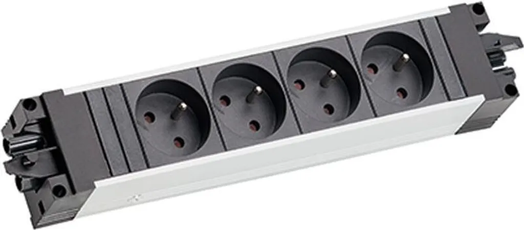 Bachmann Step Alu 4 prises 35° GST18 - Unité d'alimentation robuste 906.000