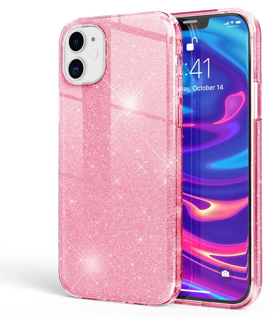 Coque de téléphone portable NALIA à paillettes pour iPhone Image du produit 