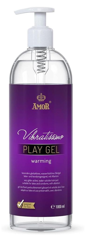 Vibratissimo Play Gel Warming 1000 ml | Lubrificante Immagine del prodotto 