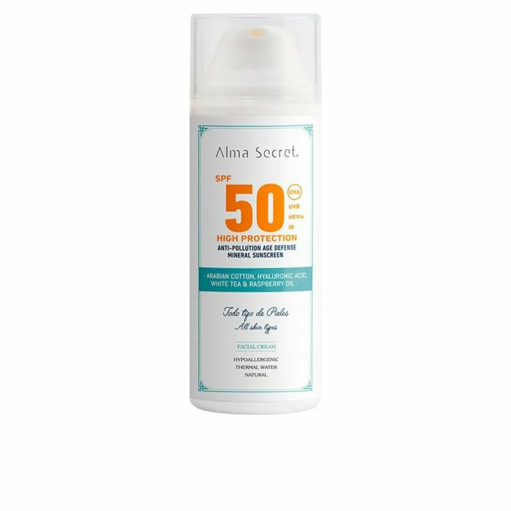 Crème visage haute protection SPF 50 - 50ml soin solaire quotidien