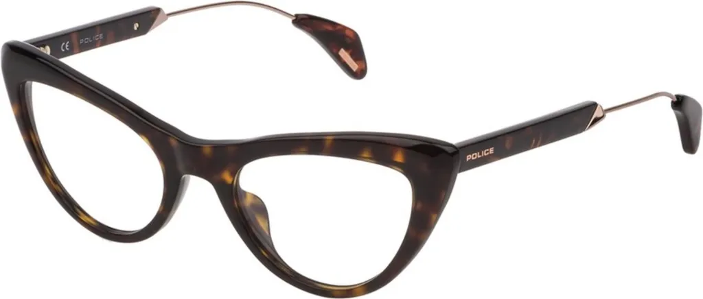 Lunettes de vue Police VPL855 50722G avec monture cerclée haut de gamme