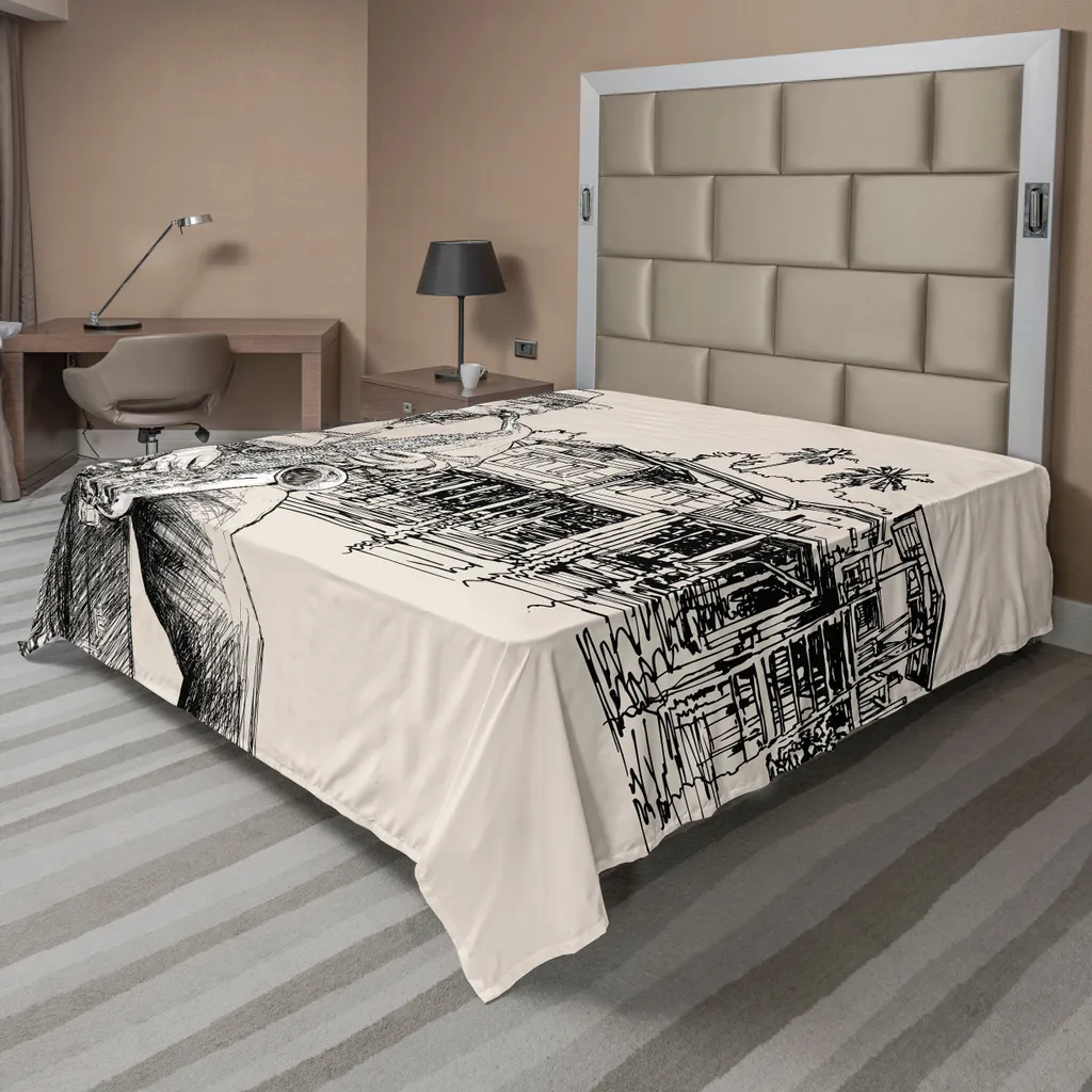 Lenzuolo Jazz ABAKUHAUS 244x205: Morbida Microfibra per Letto Elegante