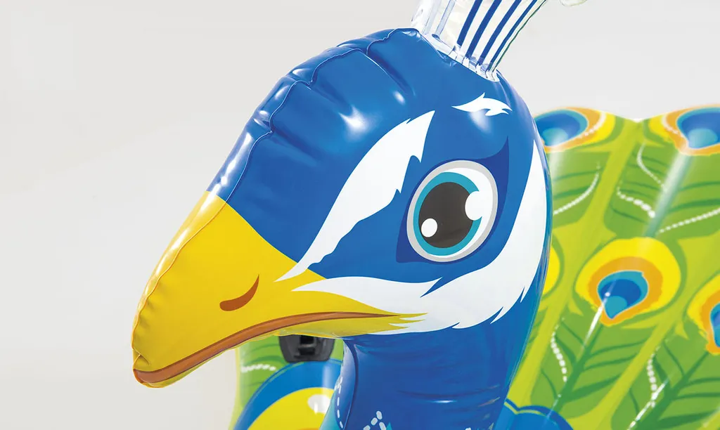 Île gonflable INTEX Paon PEACOCK - Grand matelas de piscine confortable - 11