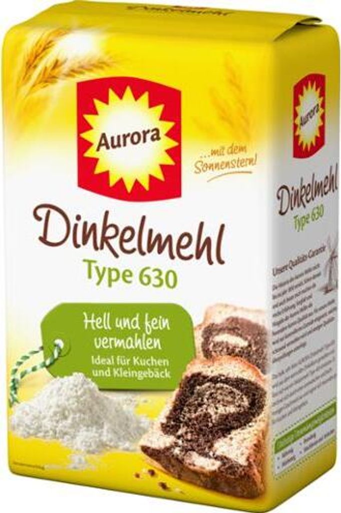 Aurora Helles Dinkelmehl Typ 630 Produktbild 