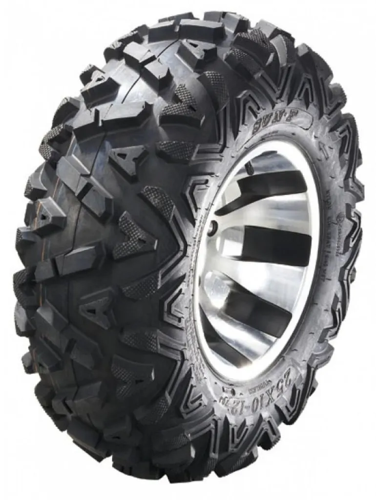 Pneu SUN-F A033 Avant 25x8.00-12 TL 65J tout-terrain pour Quad et SSV
