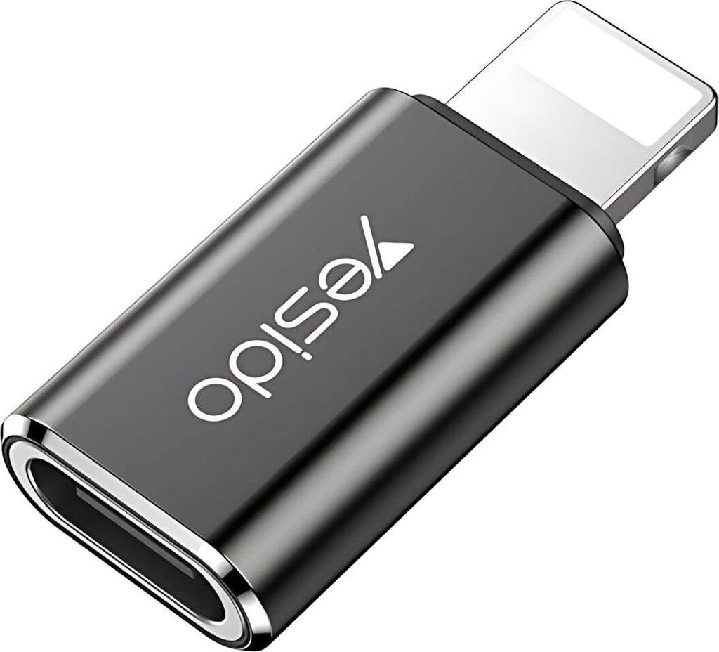 Yesido USB-C to Lightning OTG Adapter - Black