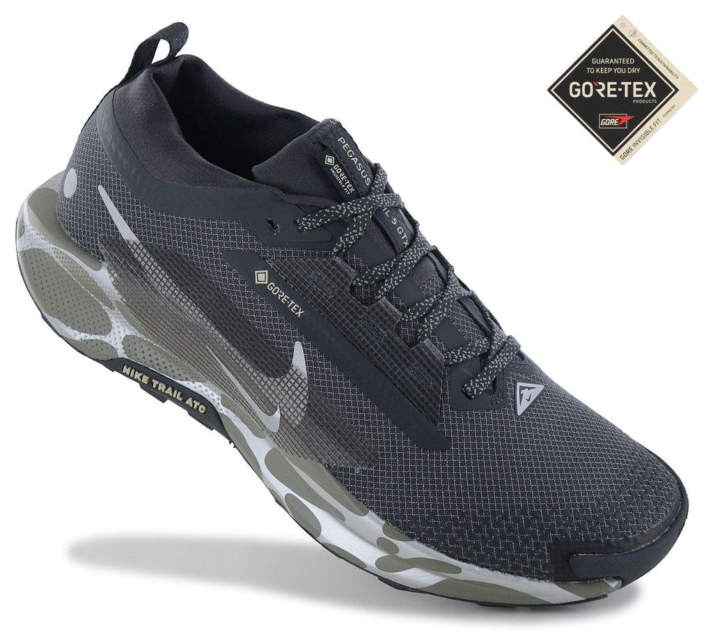 Nike ReactX Pegasus Trail 5 GTX GORE-TEX - Herren Trail-Running Schuhe Grau IM6007-060 , EU 43 US 9.5
