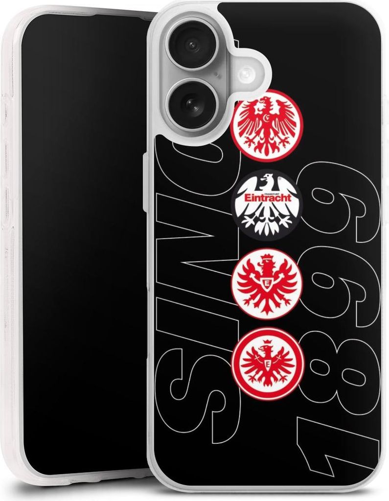 DeinDesign Handyhülle für Apple iPhone 17 Silikon Hülle Case Smartphone Schutzhülle Adler Eintracht Frankfurt Logo
