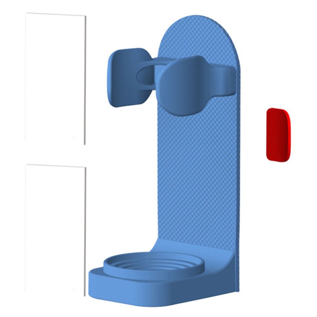 Spiralschattierungswand montieren nicht rutschbare Rack-Rack-Zahnbürstenhalter-Blau