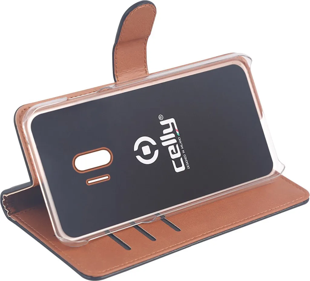WALLY Custodia A Portafoglio Per Samsung Galaxy J4+ – Pelle Sintetica Con Flap Magnetico E Slot Carte - 4