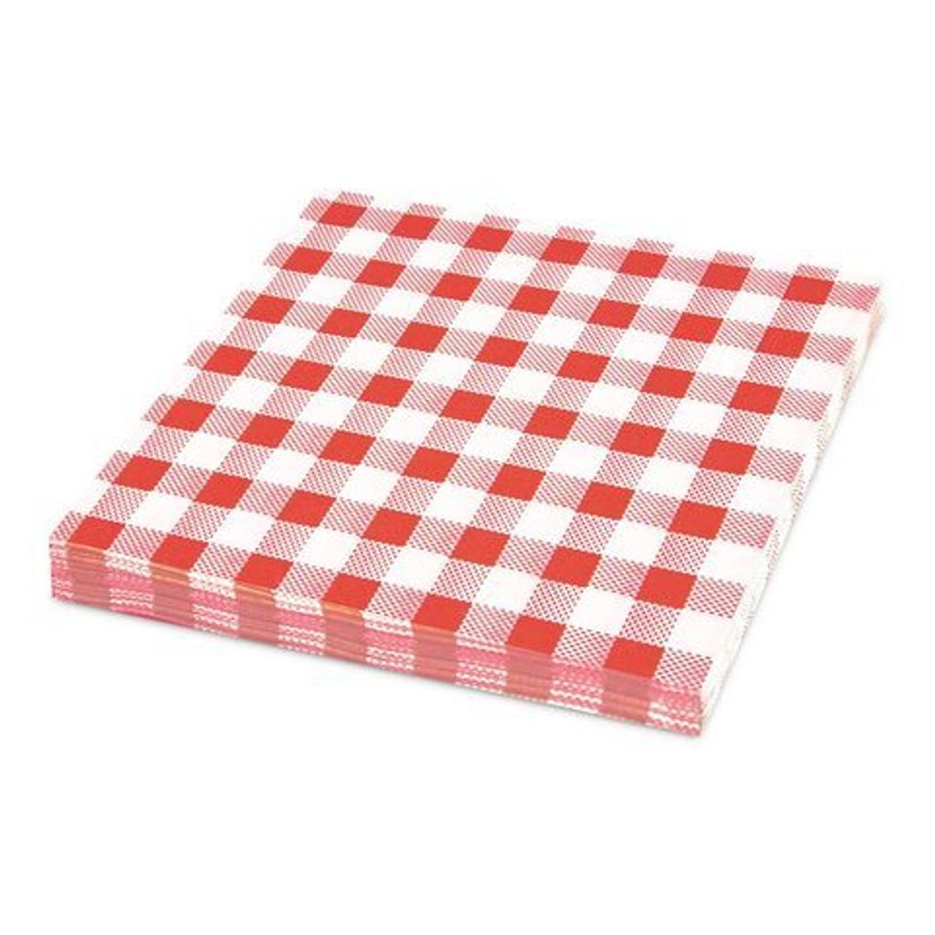 2000x Servietten Prägeservietten 33 x 33 cm 1-lagig KARO Produktbild 