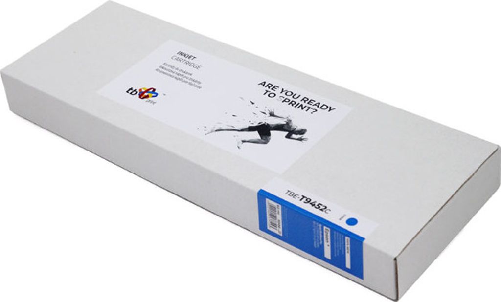 TB Print Ink for Epson WF-C5210 TBE-T9452C cyan 100% new