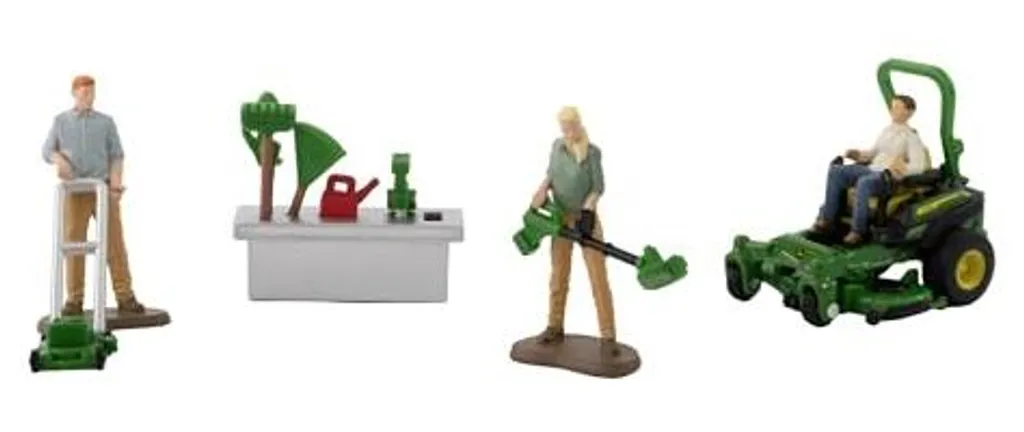 Ensemble de jouets agricoles John Deere Britain : tracteur et remorque - 2