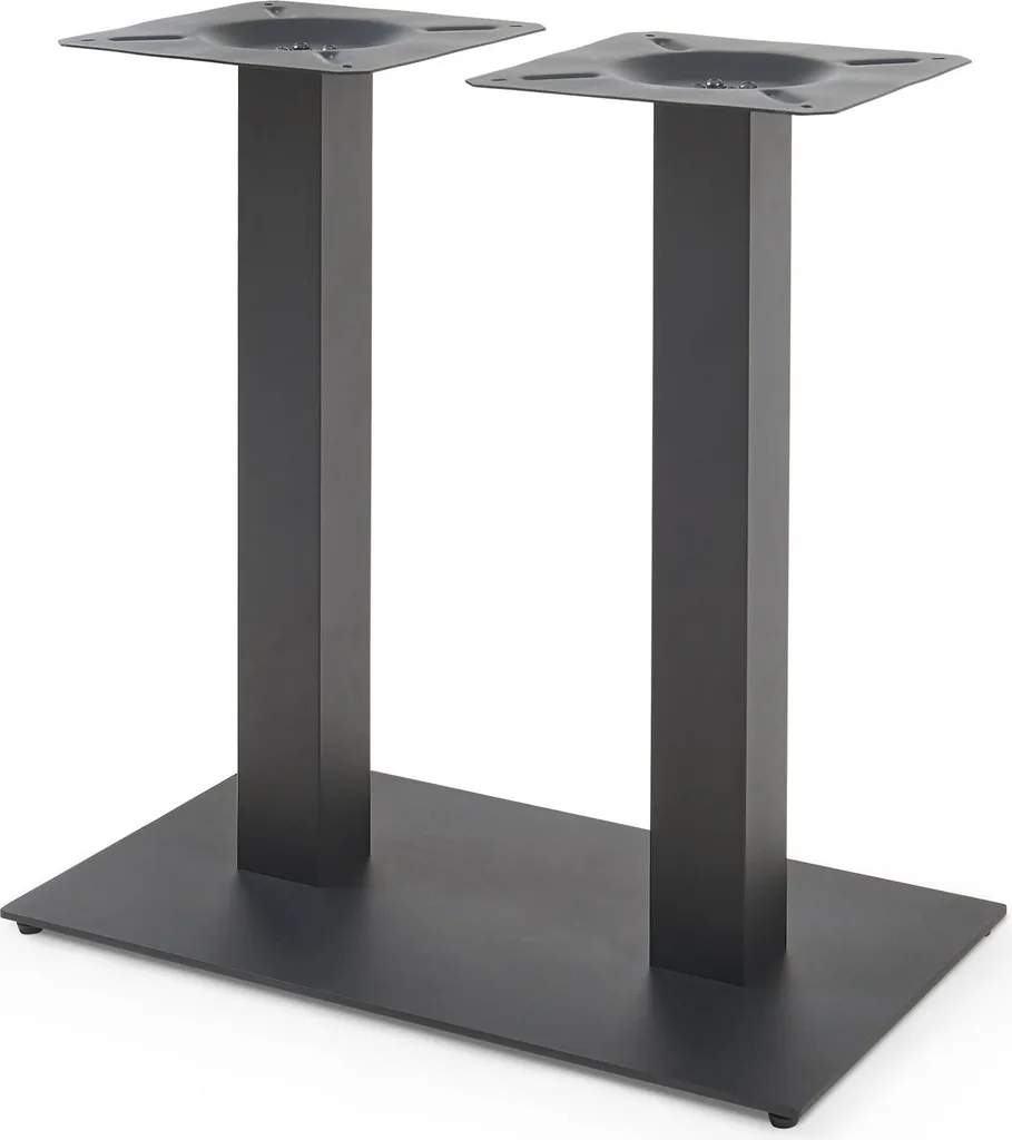 Piètement stable Vadejord noir 70x40x73 cm pour réparer une table bancale