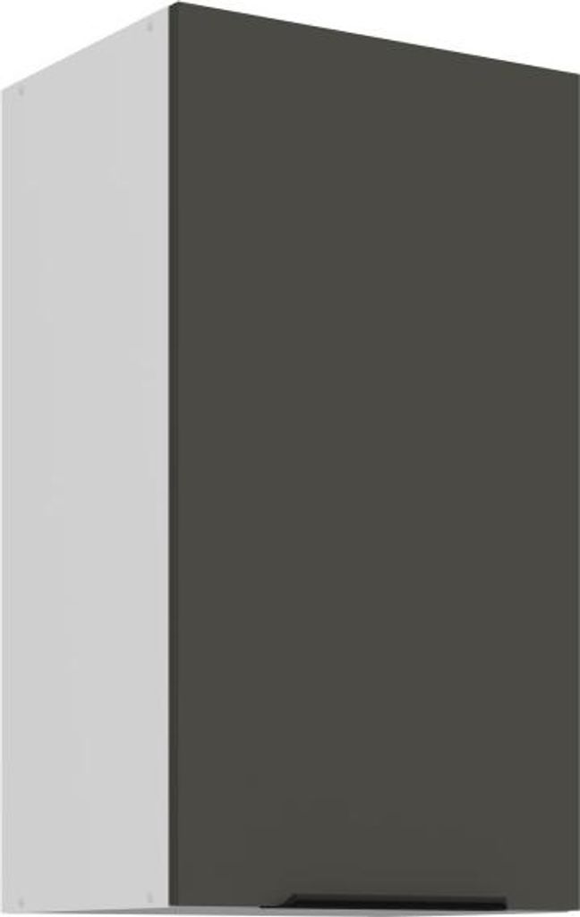 Oberschrank LUNARA – Breite 40 cm, Graphit/Weiß
