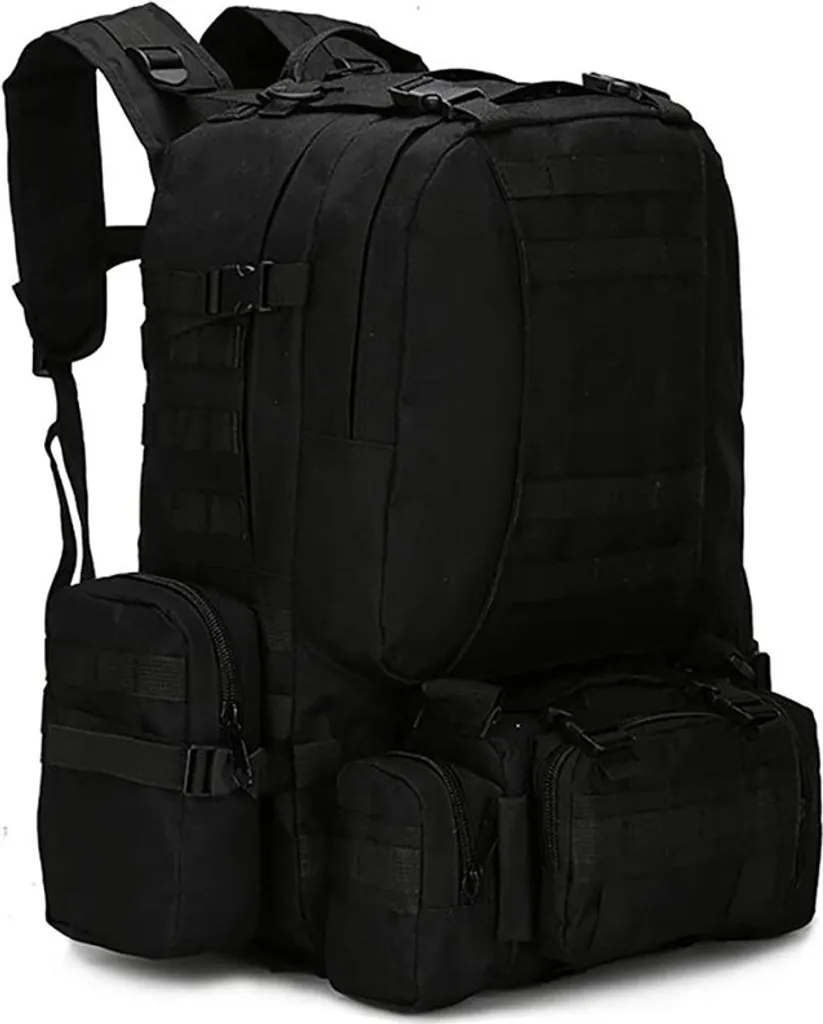 Sac de trekking militaire 55L amovible et étanche pour le camping pro