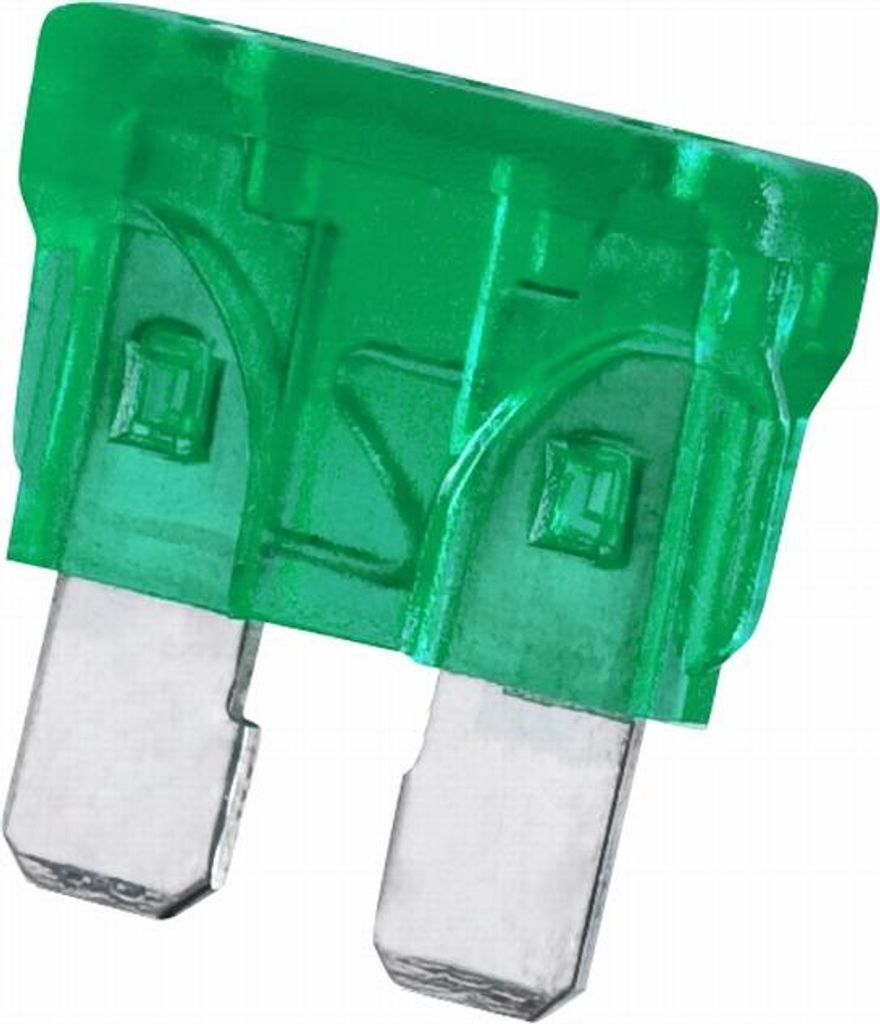 25x Flachsicherung 30A - Kfz-Sicherung - Flachsicherung für Auto und Car-Audio - Grüne Kfz-Sicherung - Zuverlässige Sicherung für Fahrzeuge und...