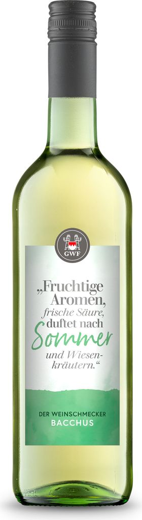Der Weinschmecker Bacchus QbA 0,75l Produktbild 