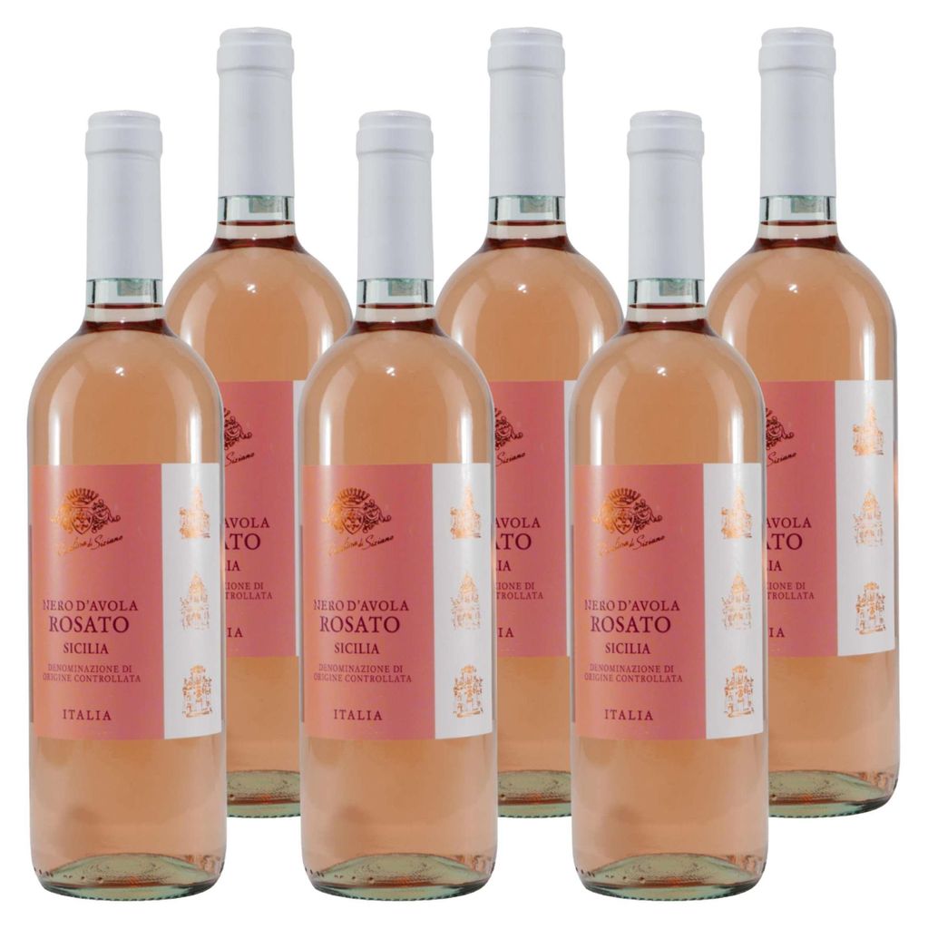 Casalina di Siziano Nero D´Avola Rosato -trocken- (6 x Produktbild 