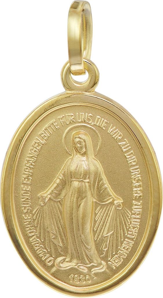 trendor 35771 Madonna Milagrosa Gold-Anhänger 333/8 Karat 16 mm