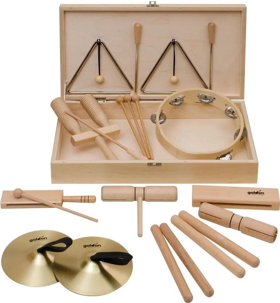 Set Percussion Enfant Happy Kidz II - Initiez-les à la Musique sans Bruit