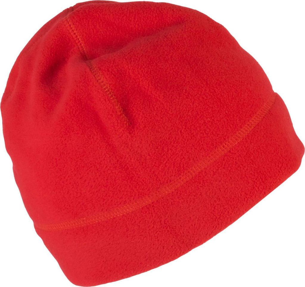 K-Up Herren Beanie Mütze Fleecemütze Wintermütze Sportmütze Warm, Größe:U, Farbe:Rot