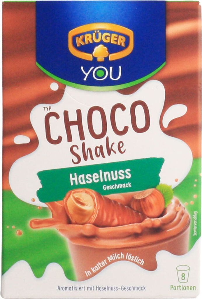 Krüger You Choco Shake Haselnuss 144g Produktbild 