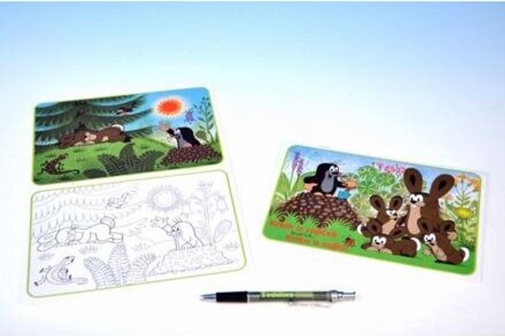 Ausmalbilder Maulwurf und Hase A5