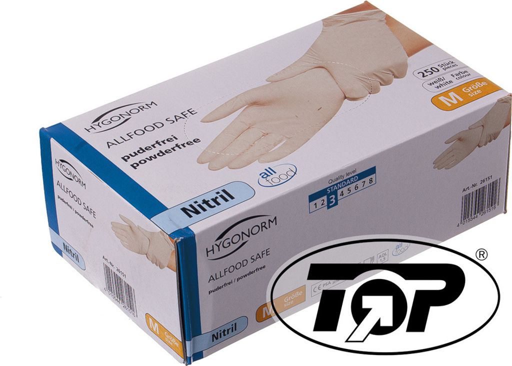 Nitril Handschuhe Gr.M ungepudert Produktbild 