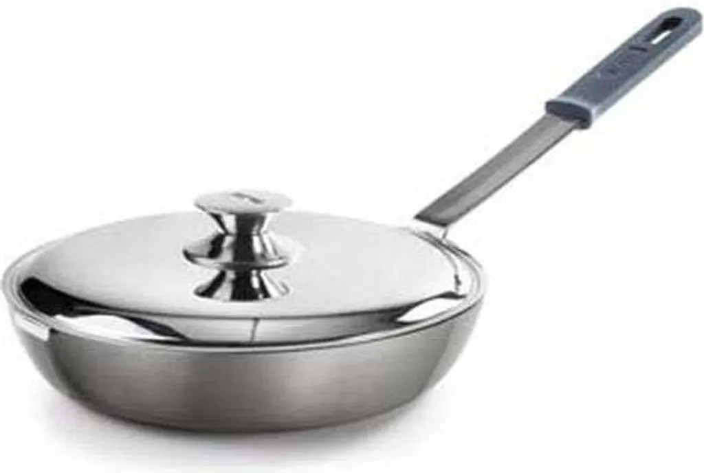 HaWare Set Di 2 Teglie Rotonde In Acciaio Inox Antiaderente - Diametro 16 Cm, Altezza 7,5 Cm - Per Torte, Arrosti E Servizio - 2