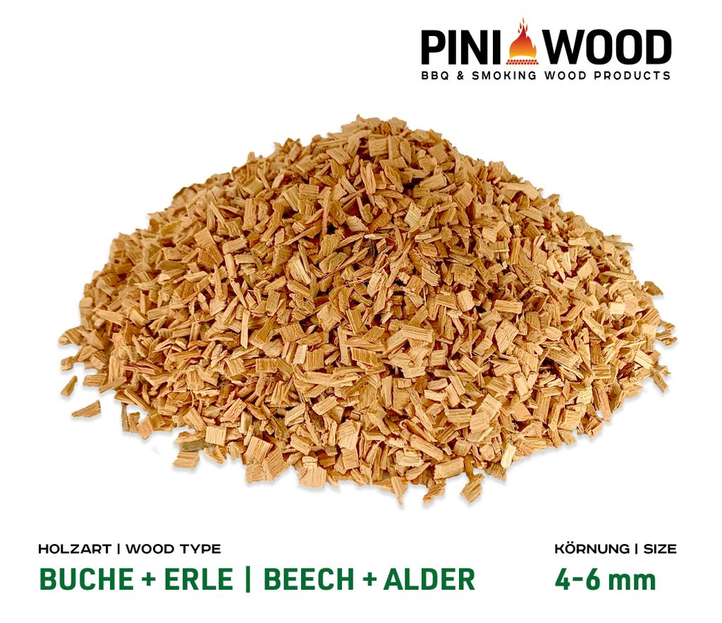 Räuchergold Trucioli Di Faggio Per Affumicatura – 15 Kg, Granulometria 2/16 (4-12 Mm)