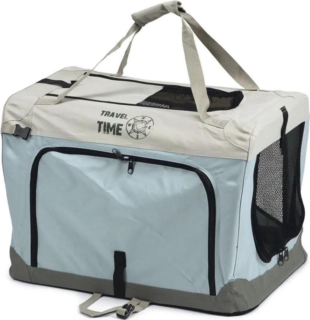 Beeztees Travel Time - Hundegitterbox - Nylon - 60x42x42 cm