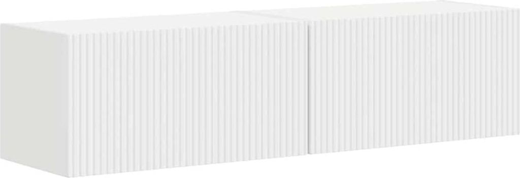 vidaXL TV-Wandschrank 2 pcs Weiß 60 x 31 x 29,5 cm Holzwerkstoff