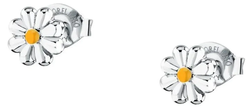 Boucles fleurs argent 925 hypoallergénique Dono SAZL10 design délicat