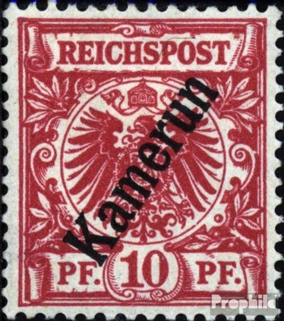 Briefmarken Kamerun (Dt. Kolonie) 1897 Mi 3d mit Falz Aufdruckausgabe