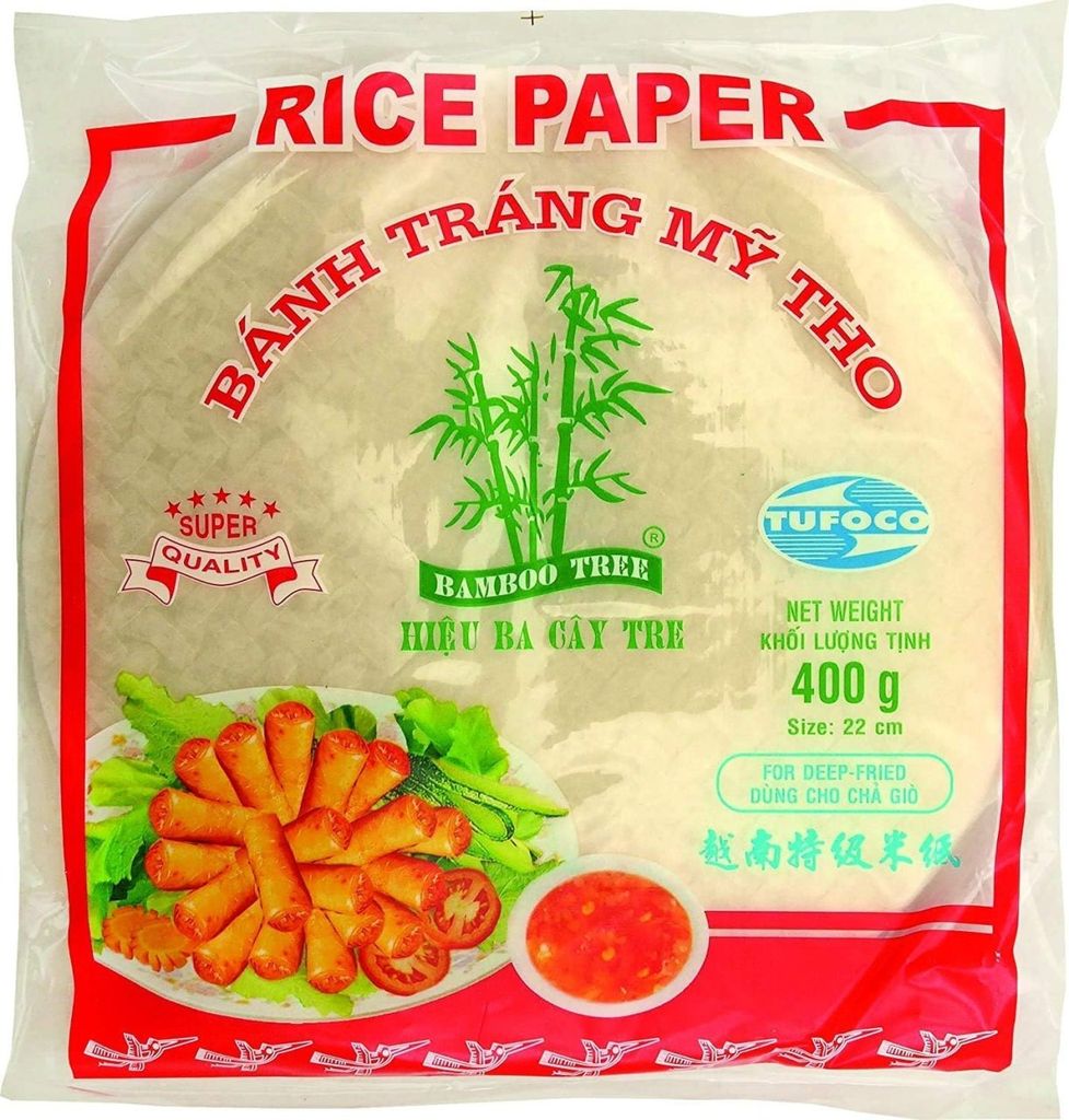[400g] BAMBOO TREE papier de riz, rond Ø 22cm à frire / Image du produit 