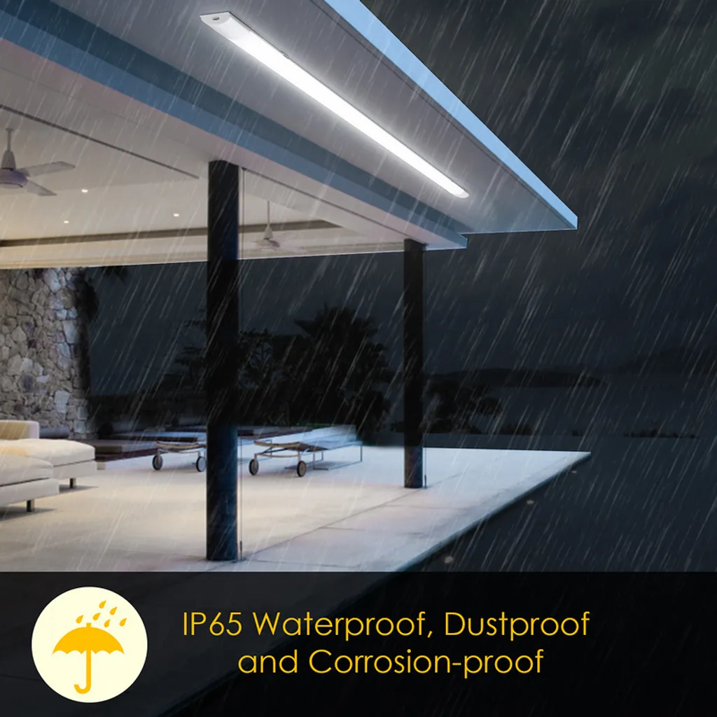 Plafoniera LED 120cm Impermeabile IP65 Jopassy per Garage e Officine - 5