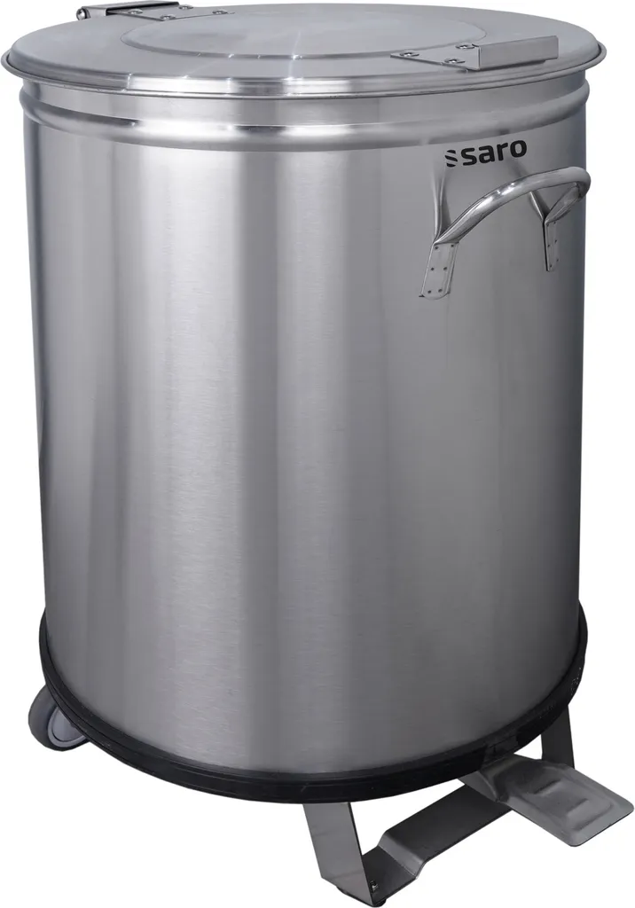 Poubelle 95L silencieuse Saro MPS 95 à fermeture douce et pédale large