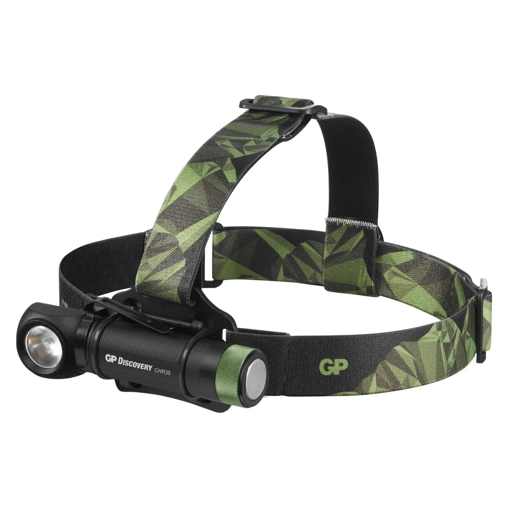 Lampe Frontale Multifonction GP 600 Lumens LED Rechargeable 18650
