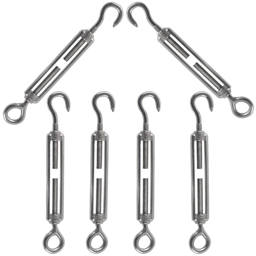 Tendeur Inox 304 Robuste et Réglable, Système de Tension Haute Qualité