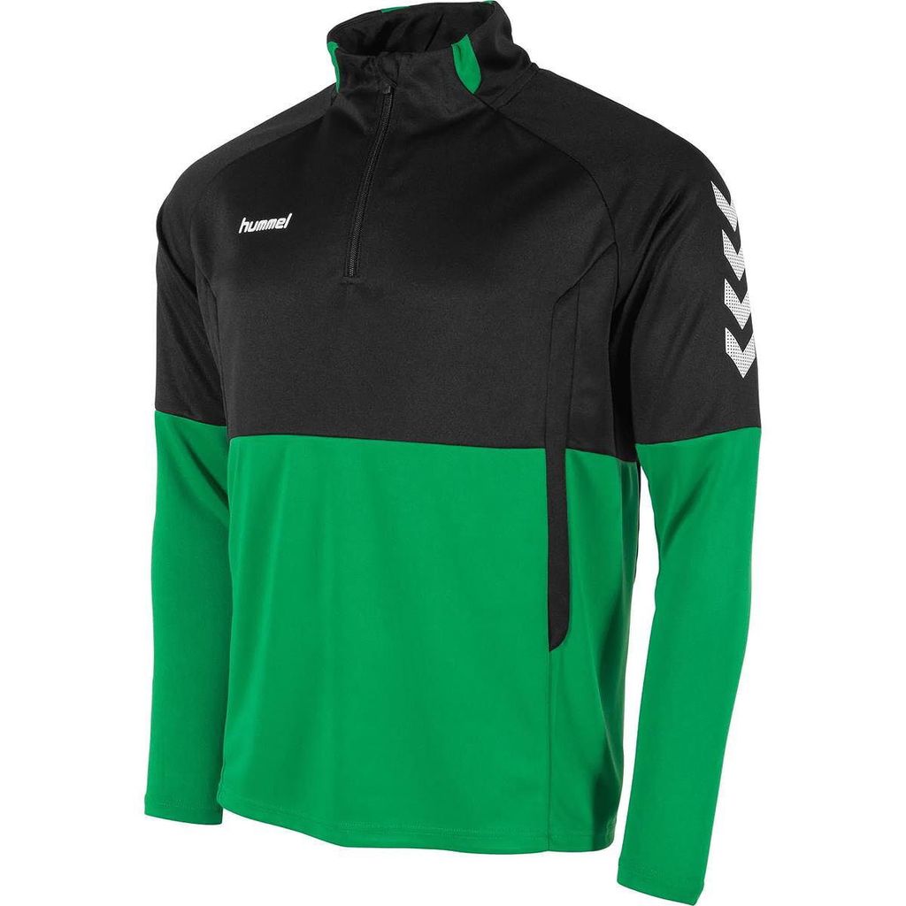 Hummel Authentic Ziptop Herren - Grün / Schwarz | Größe: XL