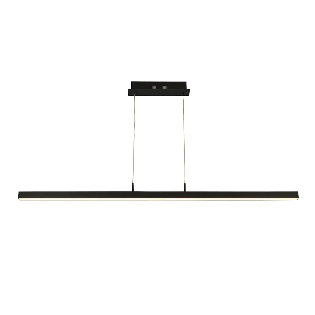 TRIBECA Suspension LED Noire 1 Flamme - Luminaire CCT Réglable Design