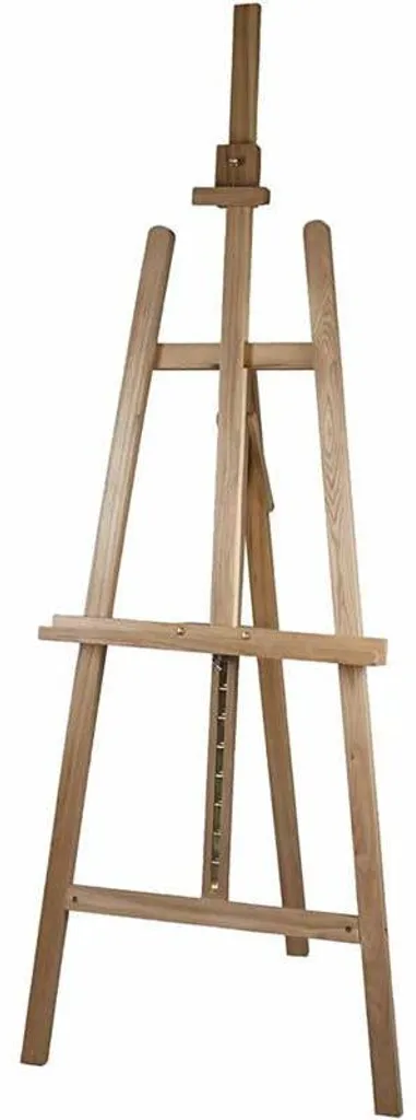 Chevalet de peintre grand format 200 cm, support de toile ajustable